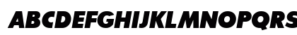 Bougan Black SSi Extra Bold Italic Uppercase Preview
