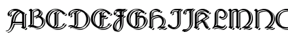 Bridgnorth_Blocked Regular Uppercase Preview