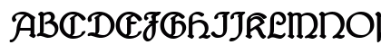 Bridgnorth Bold Uppercase Preview
