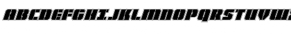 Warp Thruster Academy Italic Italic Font