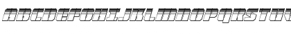 Warp Thruster Platinum Italic Italic Font