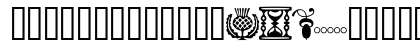 Adobe Caslon Ornaments Regular Preview