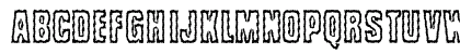Brrritty Regular Uppercase Preview