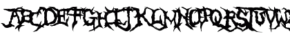 Brutal Tooth Regular Uppercase Preview