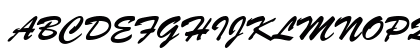 Brush Script Italic Preview