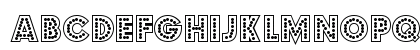 Budmo Jigglish Regular Uppercase Preview