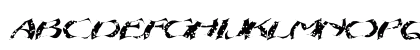 Bullet Holes Italic Regular Preview