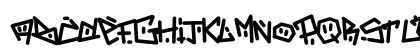 NewSymbolFont Regular Uppercase Preview