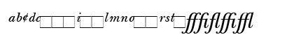 BulmerMTExpert RomanItalic Preview