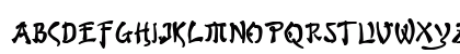 Bushido Bold Uppercase Preview