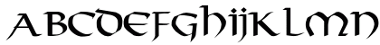 Buyronn Regular Uppercase Preview