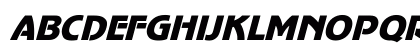 AdverGothic Italic Preview