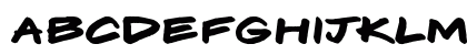 Komix Regular Uppercase Preview