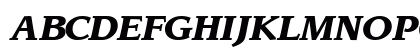 AdvisorBlackSSK Italic Uppercase Preview