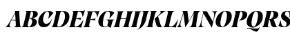 Calvino Grande Trial Black Italic Uppercase Preview