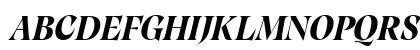Calvino Grande Trial Extrabold Italic Uppercase Preview