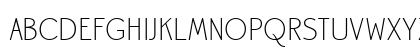 Canterbury Sans RR Light Uppercase Preview