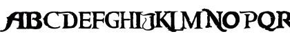 Times New Roman Regular Uppercase Preview