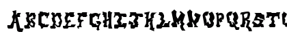 aerosol menace Regular Uppercase Preview