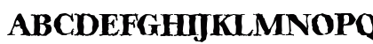 CasablancaRandom-Heavy Regular Uppercase Preview