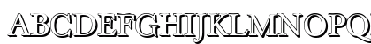 CasablancaShadow-Light Regular Uppercase Preview