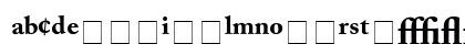 Caslon Pro Black SSi Bold Uppercase Preview