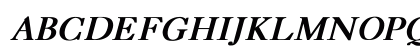 Caslon Bold Italic Preview