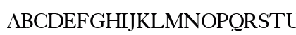 Caslon Light SSi Normal Uppercase Preview