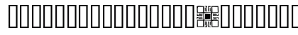 Art Noveau Dingbats Regular Uppercase Preview