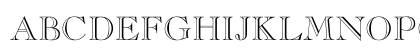 CaslonOpenFace Regular Uppercase Preview