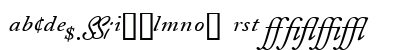 CaslonProSSK Italic Uppercase Preview