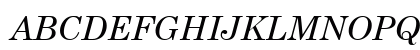 Century Schoolbook Italic Preview
