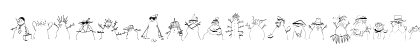 CCSnowmanySnowmen Regular Uppercase Preview