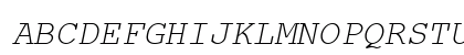 Courier New CE Italic Preview