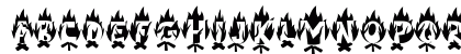 Cedar Heaven Fire Regular Uppercase Preview