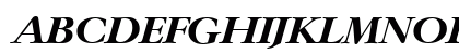 LingwoodSerial-Xbold Italic Uppercase Preview