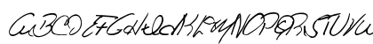 Celine Dion Handwriting Regular Uppercase Preview
