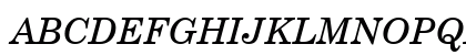 Century-Schoolbook HU Italic Uppercase Preview