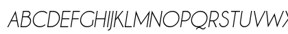 Champagne &amp; Limousines Italic Uppercase Preview