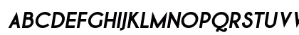 Champagne &amp; Limousines Thick Bold Italic Uppercase Preview