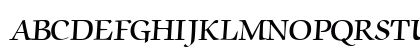 ChanceryScriptSSK SemiBold Uppercase Preview