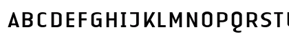 LTAuthenticSans Regular Uppercase Preview