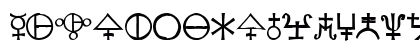 Agathodaimon Regular Uppercase Preview