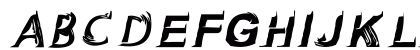 Charlieboy Italic Uppercase Preview