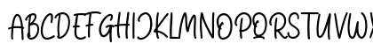 Charming Childish Regular Uppercase Preview