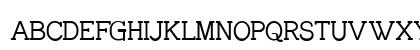 Charrington SemiBold Regular Uppercase Preview