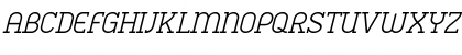 Charifa SerifLight Oblique Regular Font