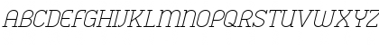 Charifa SerifThin Oblique Regular Font