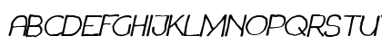 Chavenir Bold Italic Uppercase Preview