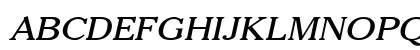 Chelsey Wide Italic Uppercase Preview